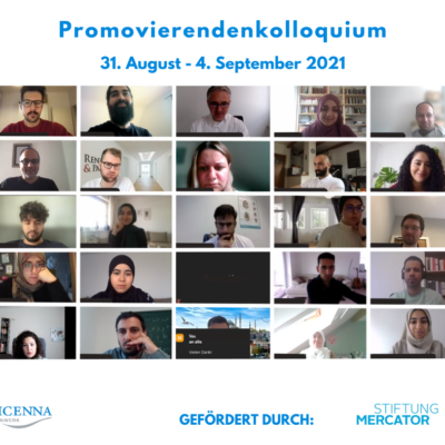 Bild einiger Teilnehmenden am Promovierendenkolloquium online